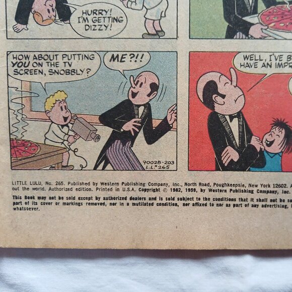 Whitman Little Lulu Comic Book No 265 from 1982 - Picture 7 of 7